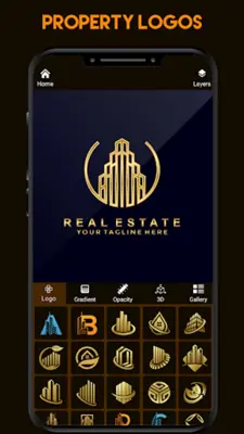 Luxury Logo Maker, Logo Design android App screenshot 0